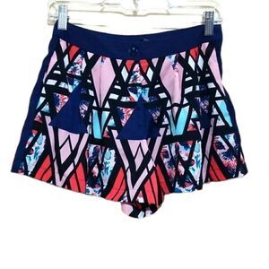 Fire Los Angeles Blue Multicolored Shorts Sz Small